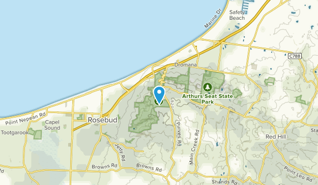 Arthurs Seat, Victoria Map