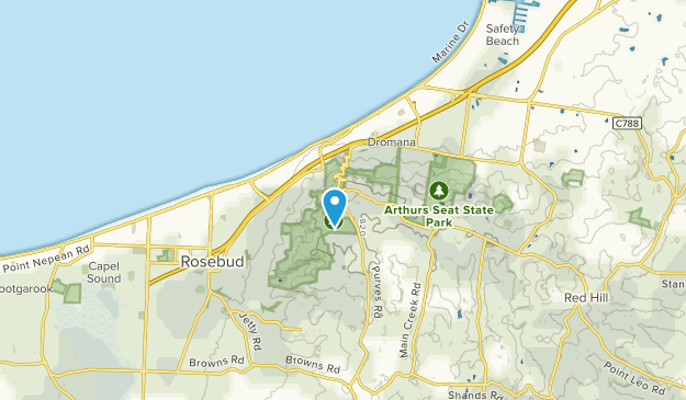 Arthurs Seat, Victoria Map