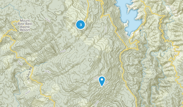 Baw Baw, Victoria Map