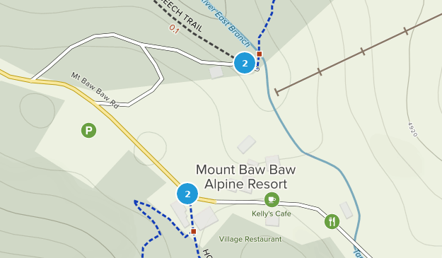 Baw Baw Village, Victoria Map
