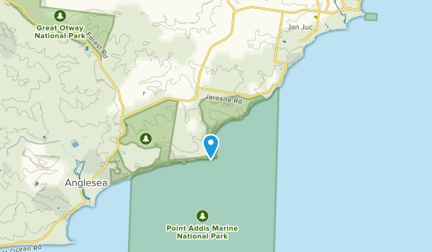 Bells Beach, Victoria Map