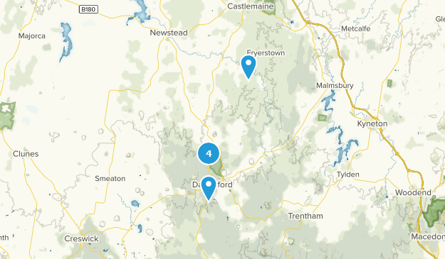 Daylesford - Hepburn Springs, Victoria Map