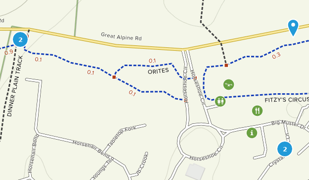 Dinner Plain, Victoria Map