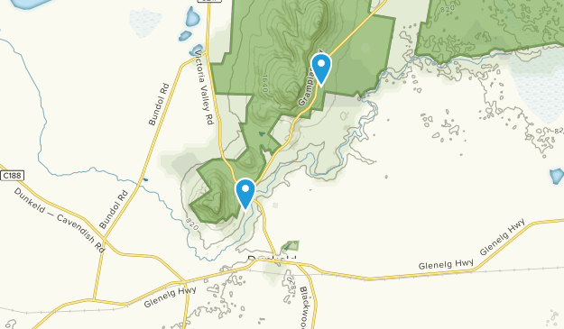 Dunkeld, Victoria Map