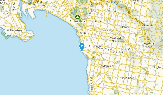 Elwood, Victoria Map