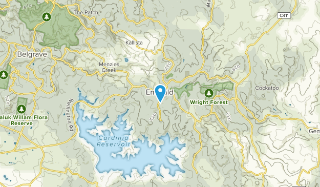 Emerald, Victoria Map