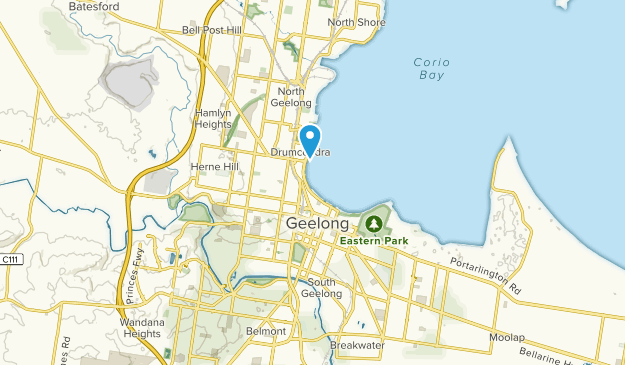 Geelong, Victoria Map