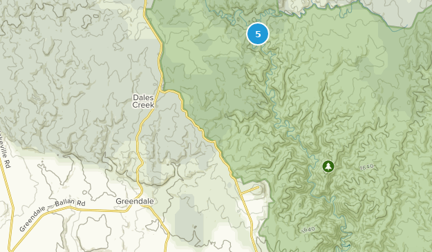 Greendale, Victoria Map