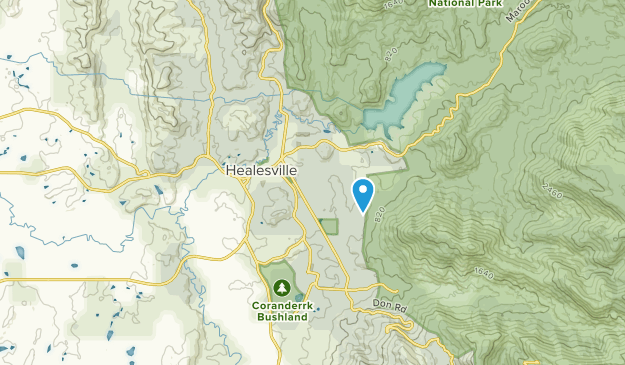 Healesville, Victoria Map