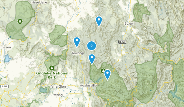 Healesville, Victoria Map