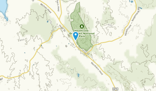 Heathcote, Victoria Map