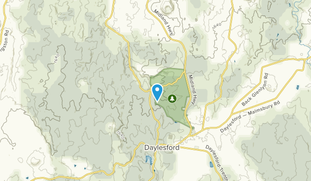 Hepburn Springs, Victoria Map