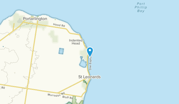 Indented Head, Victoria Map