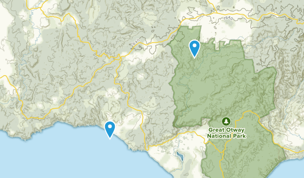Johanna, Victoria Map
