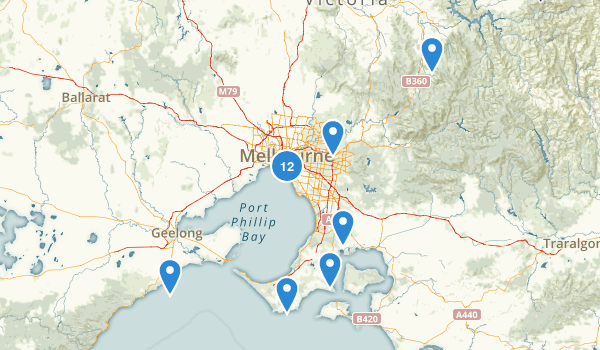 Melbourne, Victoria Map