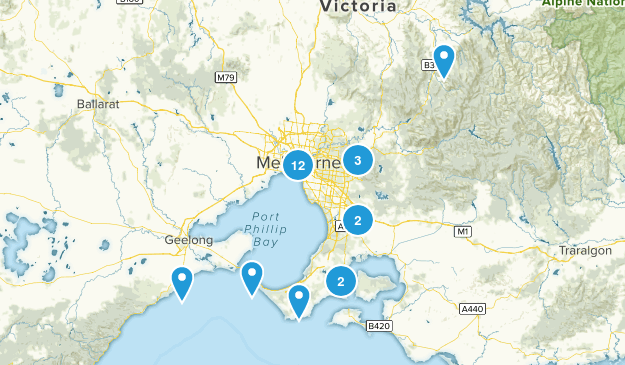 Melbourne, Victoria Map
