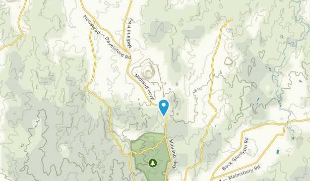 Mount Franklin, Victoria Map