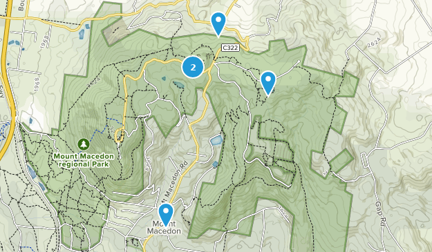 Mount Macedon, Victoria Map