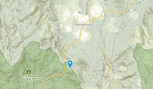 Narbethong, Victoria Map