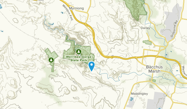 Pentland Hills, Victoria Map