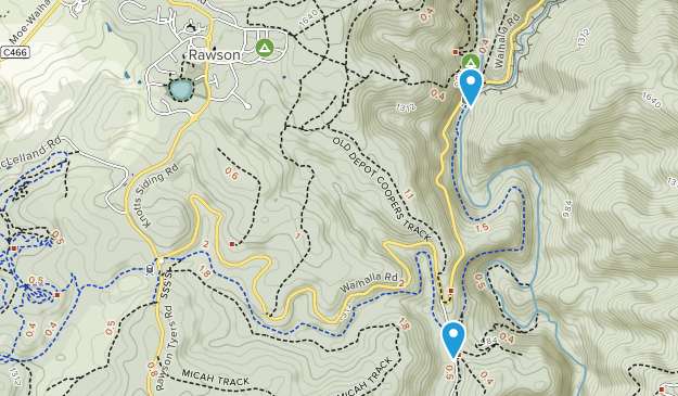 Rawson, Victoria Map