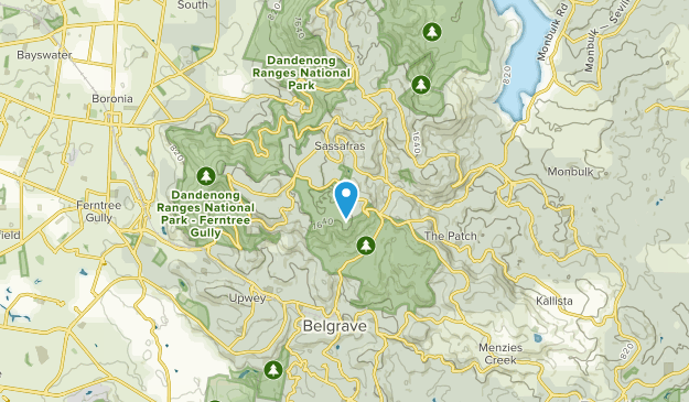 Sherbrooke, Victoria Map