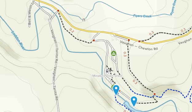 Vaughan, Victoria Map