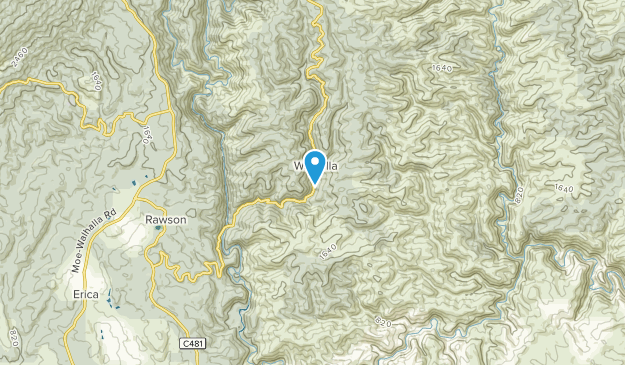 Walhalla, Victoria Map