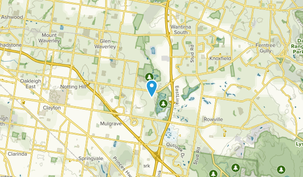 Wheelers Hill, Victoria Map