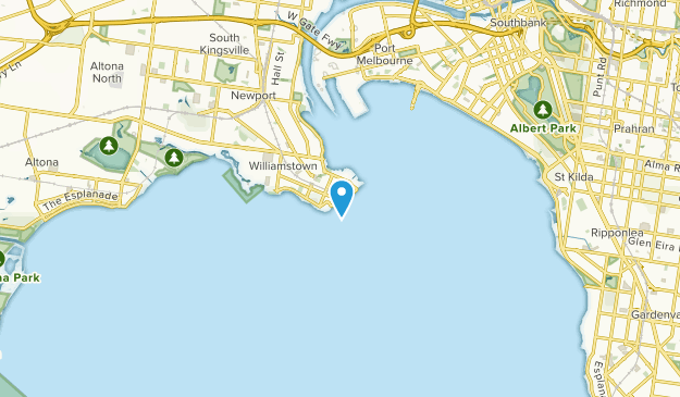 Williamstown, Victoria Map