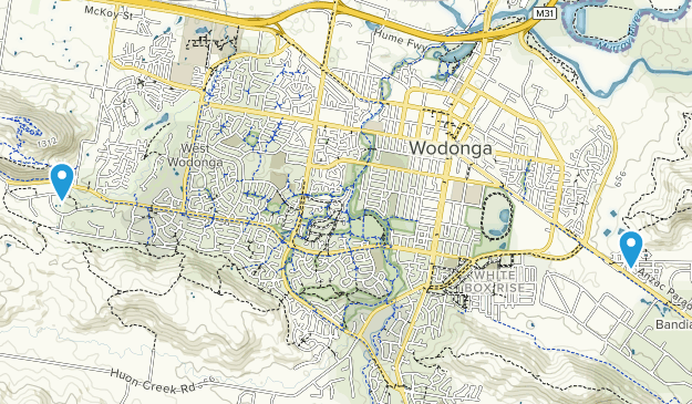 Wodonga, Victoria Map