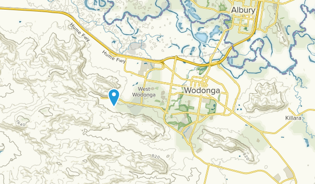 Wodonga, Victoria Map
