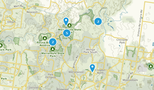 Wonga Park, Victoria Map