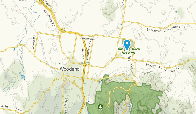 Woodend, Victoria Map