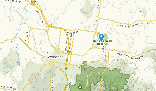 Woodend, Victoria Map