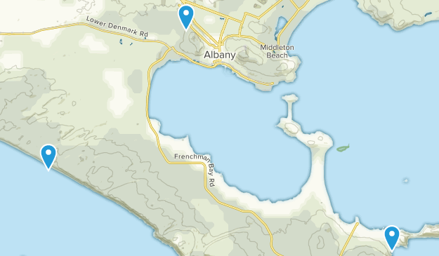 Albany, Australie-Occidentale Map