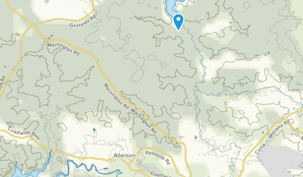 Allanson, Western Australia Map