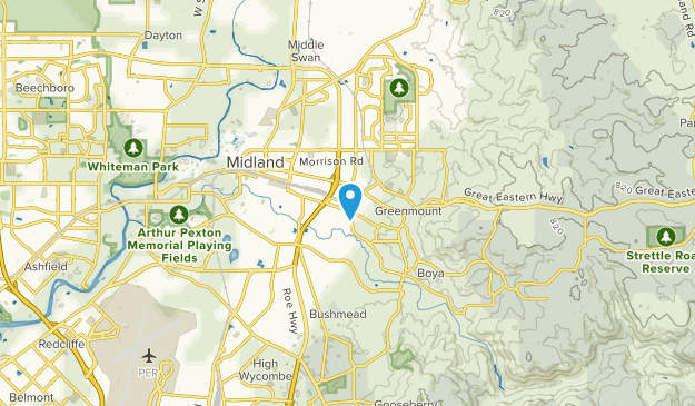 Bellevue, Western Australia Map