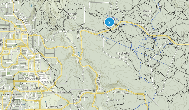 Bickley, Western Australia Map