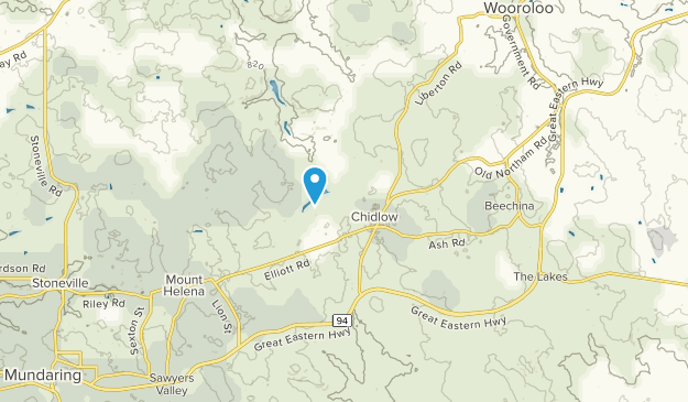 Chidlow, Western Australia Map