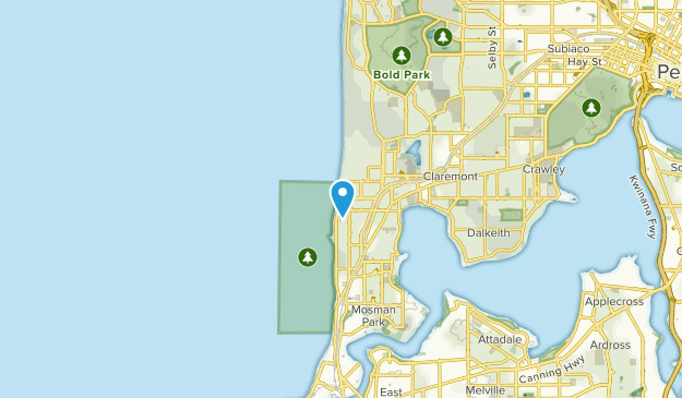 Cottesloe, Western Australia Map