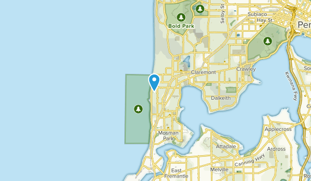 Cottesloe, Australia Occidental Map