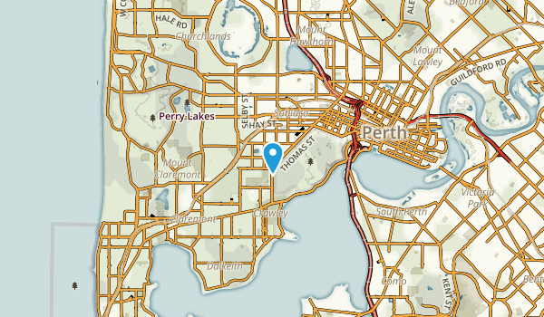 Daglish, Western Australia Map