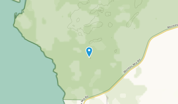Denham, Western Australia Map