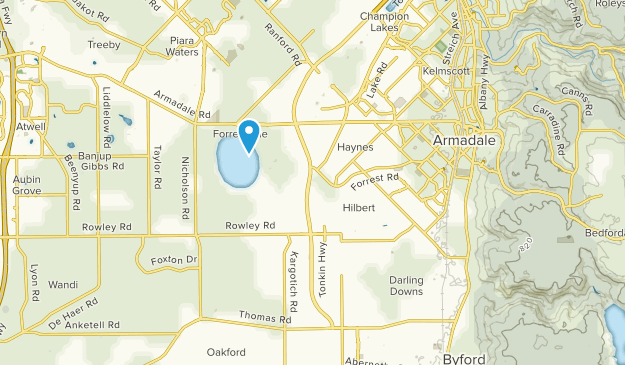 Hilbert, Western Australia Map