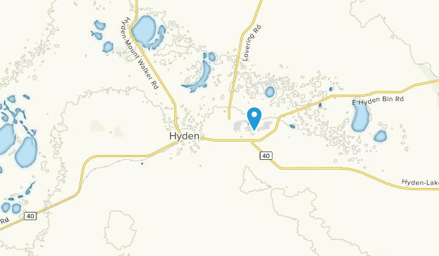 Hyden, Australie-Occidentale Map