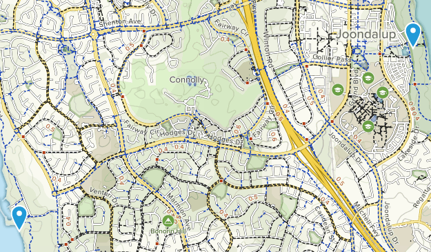 Joondalup, Western Australia Map