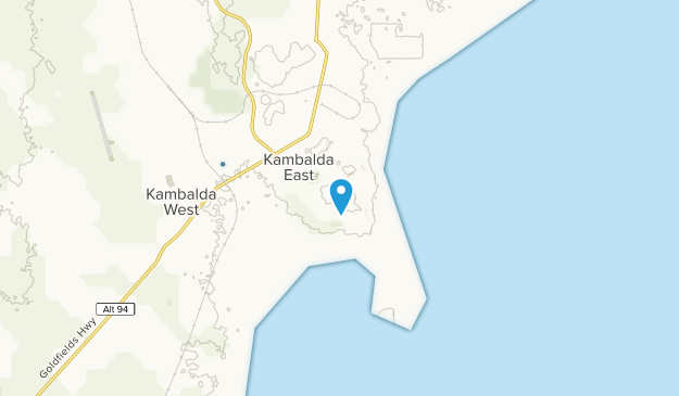 Kambalda East, Western Australia Map