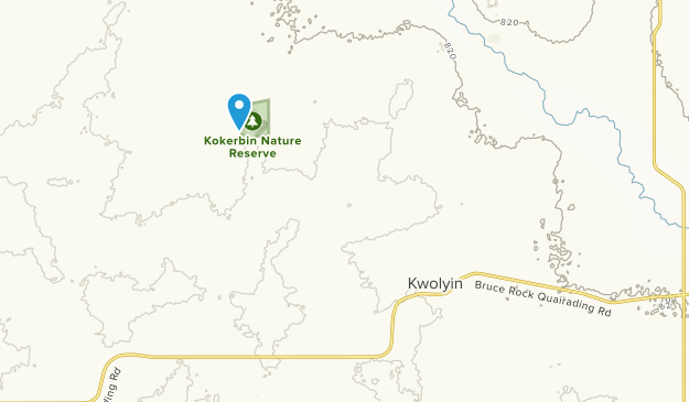 Kwolyin, Australie-Occidentale Map