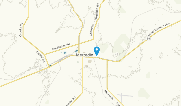 Merredin, Western Australia Map